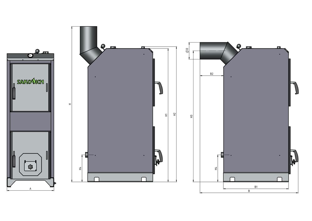 Размеры котла